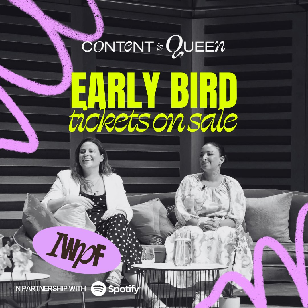 What can you expect at this year's International Women’s Podcast Festival? ✨ Passionate experts in podcasting and audio ✨ Invaluable learning and connections ✨ An inclusive and intersectional experience Early bird tickets on sale now! 👉🏾bit.ly/IWPF2024X