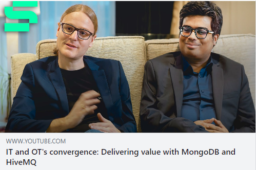 🎬 Join HiveMQ's CTO Dominik Obermaier and @MongoDB's Dr. Humza Akhtar as they dive into the world of Unified Namespace. Discover how HiveMQ and MongoDB are revolutionizing connectivity and driving industry innovation together. 🐝 loom.ly/kPBjLn4 🐝 #IoT #MongoDB #UNS