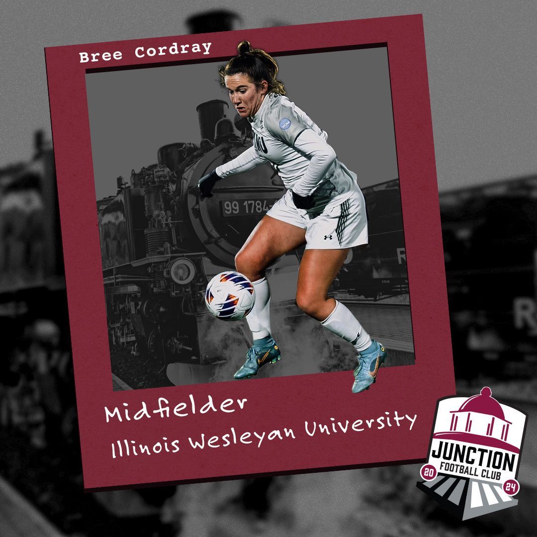 Junction FC's midfield just got a turbo boost! 🚀 Bree Cordray, from Illinois Wesleyan University, is here to power our midfield with speed and precision. Get ready for some midfield magic!! 🌟 @WPSL #MidfieldMaestro #JunctionFC #WPSL #AllAboard2024 #soccerskills #HerGame