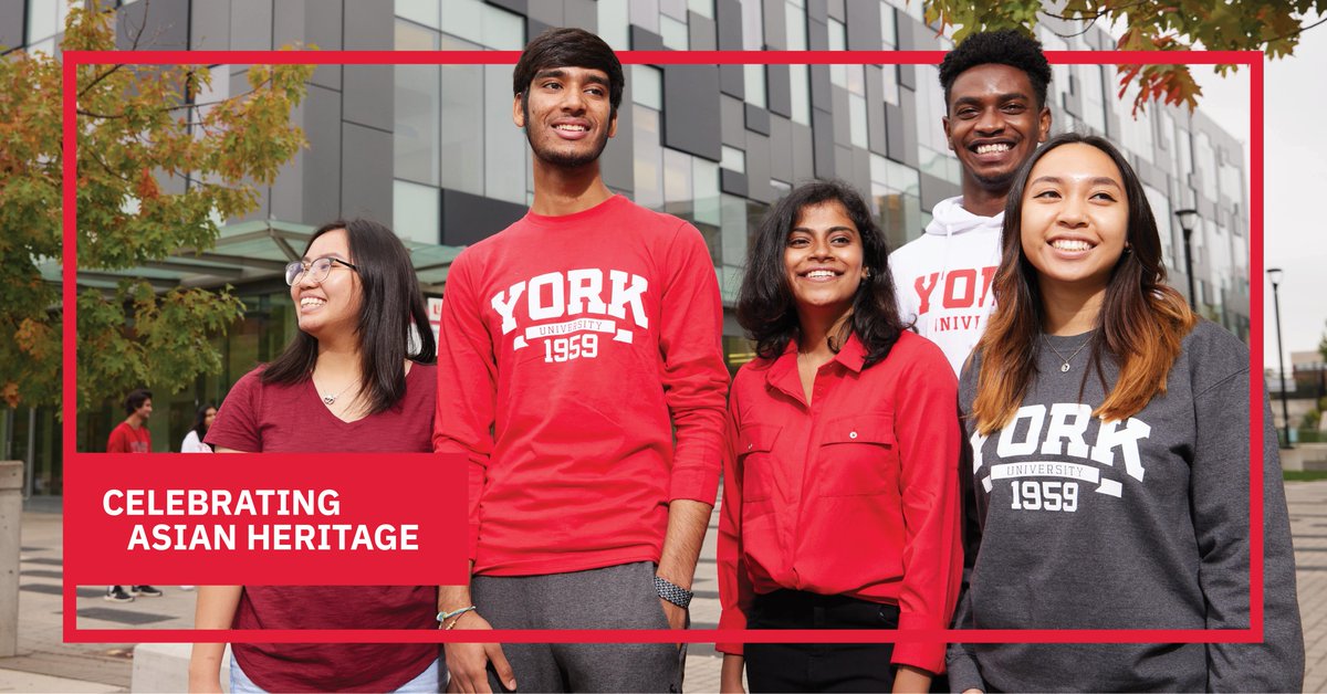 May marks Asian Heritage Month! Join us in celebrating the diverse culture, remarkable achievements, and invaluable contributions of our Asian community here at York University. | #AHMatYU #AsianHeritageMonth 🌏 🙌
