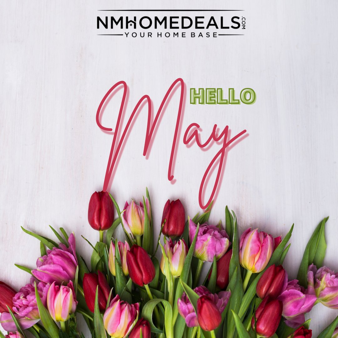 Hello May!

May the warmth of the sun and the fresh breeze of May greet you with a warm hello!

#nmhomedeals #yourhomebase #hellomay #kwagent #abqrealtor #listwithnmhomedeals #buywithnmhomedeals