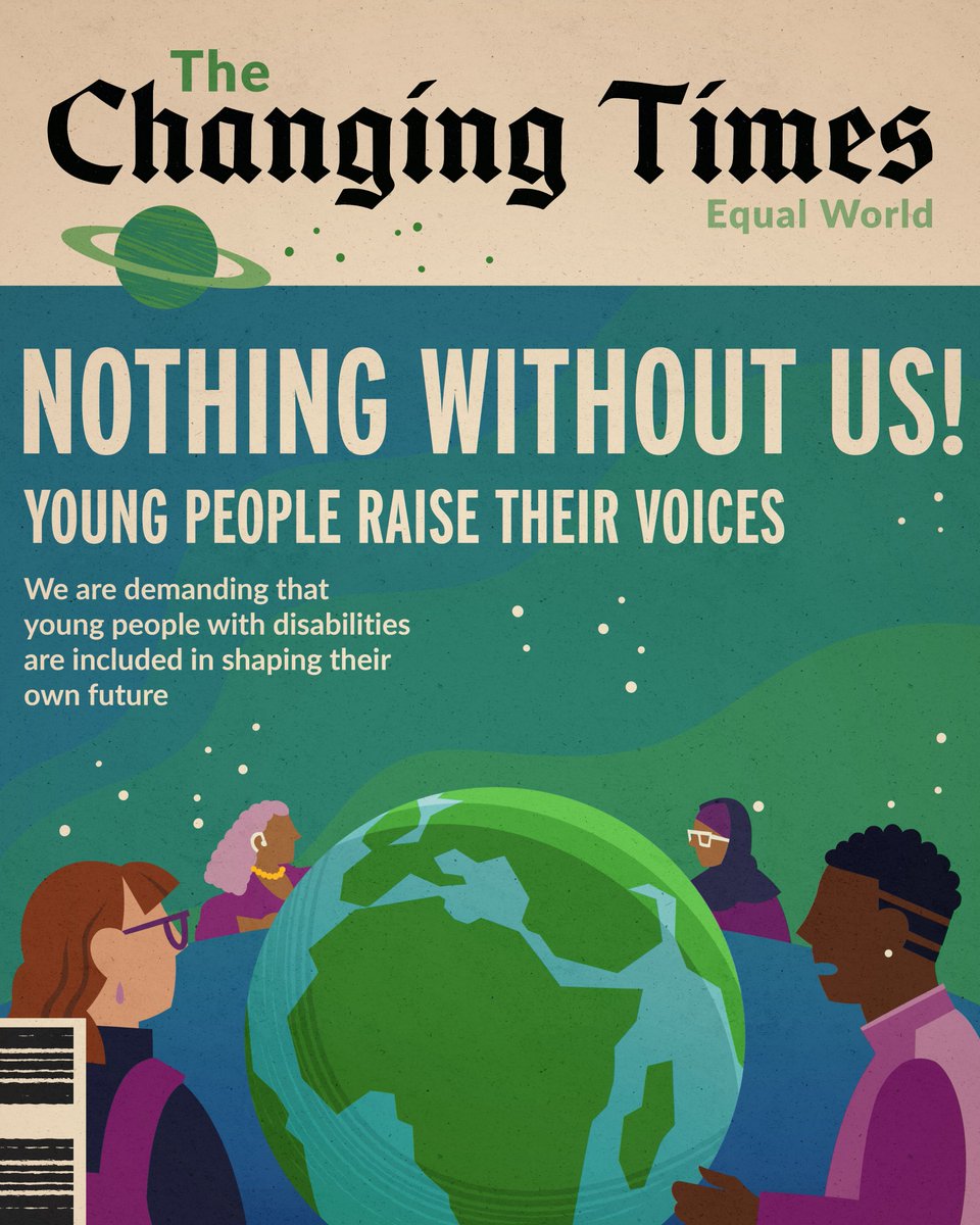 JazzIkhasi's tweet photo. Young people with disabilities are the experts in their own lived experience and their voices must be heard in the development of their futures!

I am calling for a disability-inclusive #SummitOfTheFuture and an #EqualWorld for all 🌍

https://t.co/VRGNidp56N
#PromiseInPeril https://t.co/9G9gdbvAaw