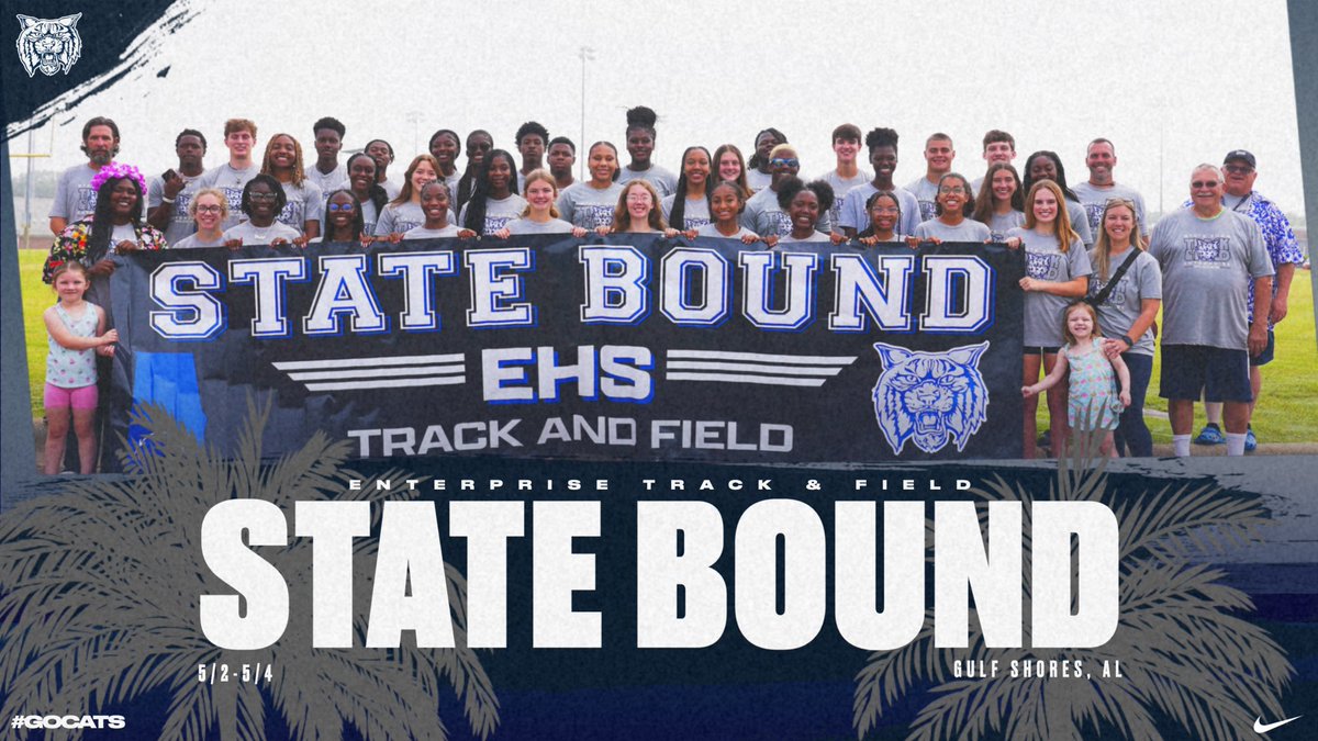 We would like to wish a special good luck to our <a href="/EnterpriseTf/">Enterprise Track & Field</a> team as they head to Gulf Shores to compete at the State Meet! | #GoCats