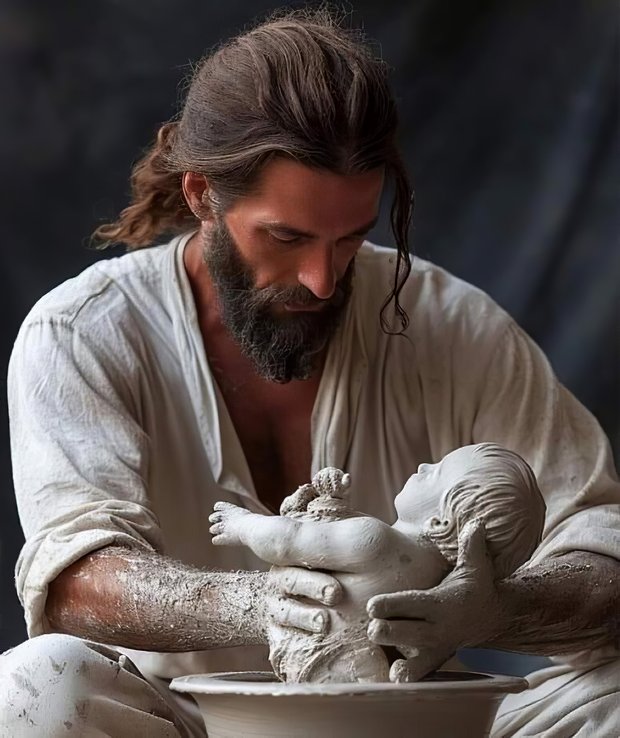 🤨 But now, O LORD, thou art our father; we are the clay, and thou our potter; and we all are the work of thy hand. -(Isaiah 64:8)