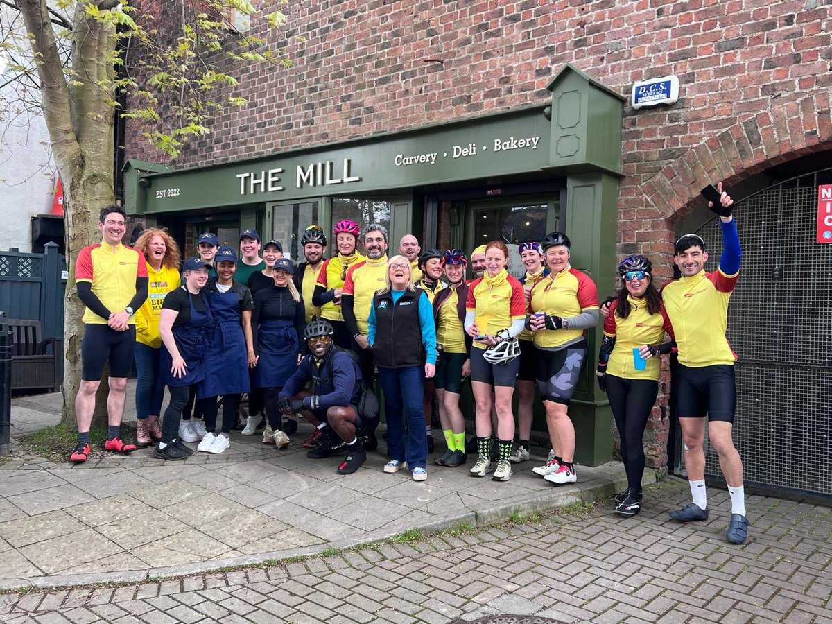 Day three! And a shoutout from our cyclists to @CityNorthHotel and The Mill Castlebellingham for being wonderful hosts! 💛 Next stop Belfast for @TheBSGE conference 📍