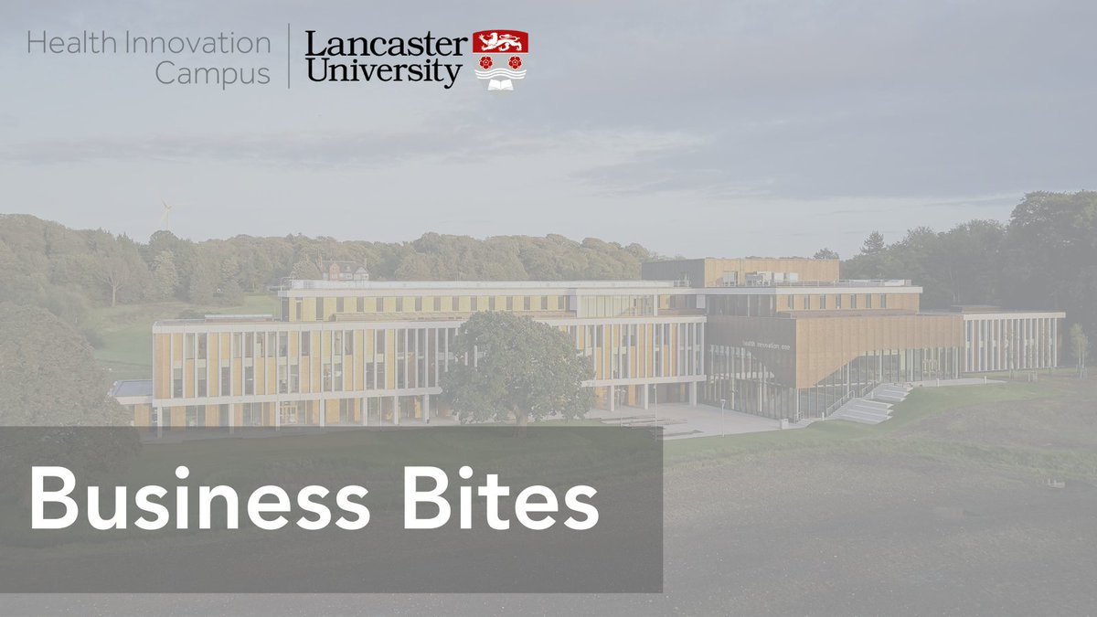 Just one day to go until the first Business Bites session of the new season - looking at optimal ways to use your business data to help deliver goals. To sign up, please register here lancaster.tfaforms.net/217933