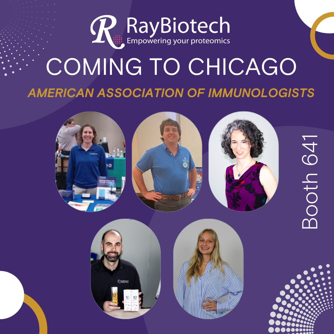 Come see us at AAI! #immunology2024 #aai2024
Explore more about our applications! raybiotech.com
#biotech #biotechnology