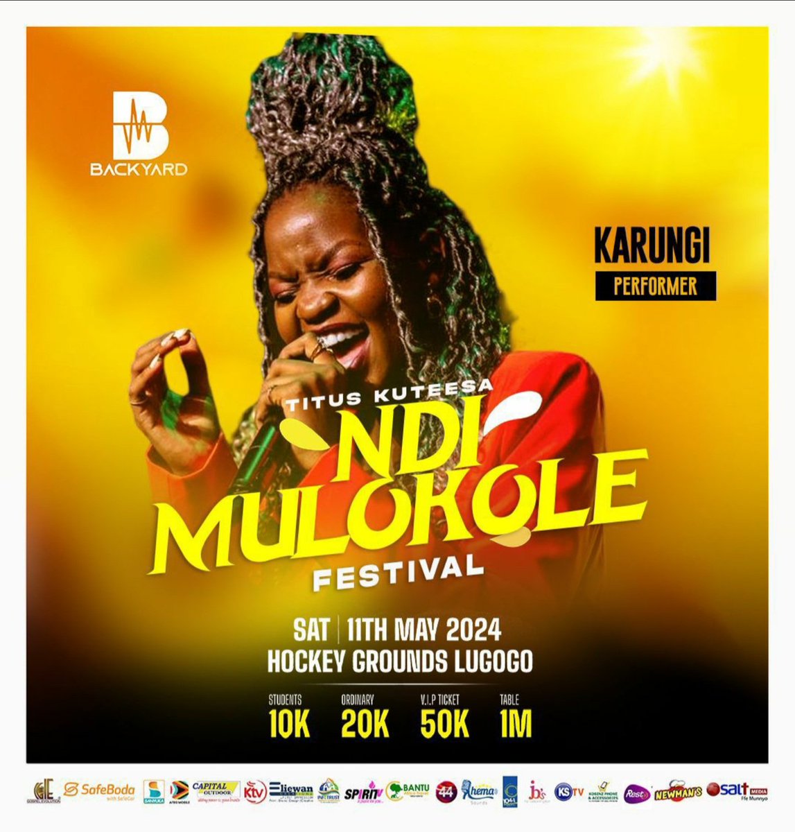 Happy #NdiMulokoleFest24 month everybody🤗 I'm so so excited about this event cause its the first of its kind, but I am more excited about the incredibly talented KARUNGI who will also be featuring at the event. What song are you excited to see her perform?