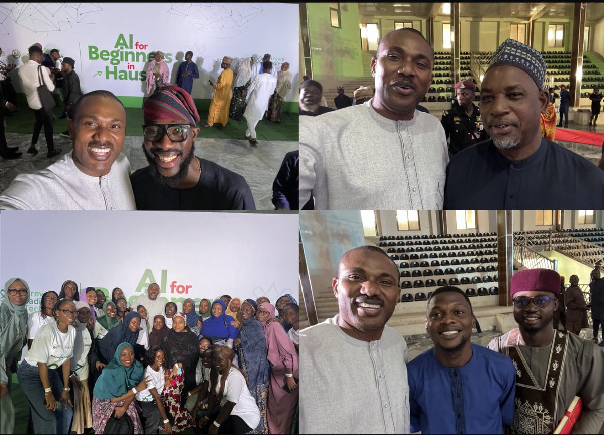 Exciting as we made history with the first-ever AI for beginners in Hausa language. The 40 short animated videos use relatable examples to demystify the complex concepts of Artificial Intelligence in the mother tongue of over 88m people. Thanks to @ubasanius & @googleafrica