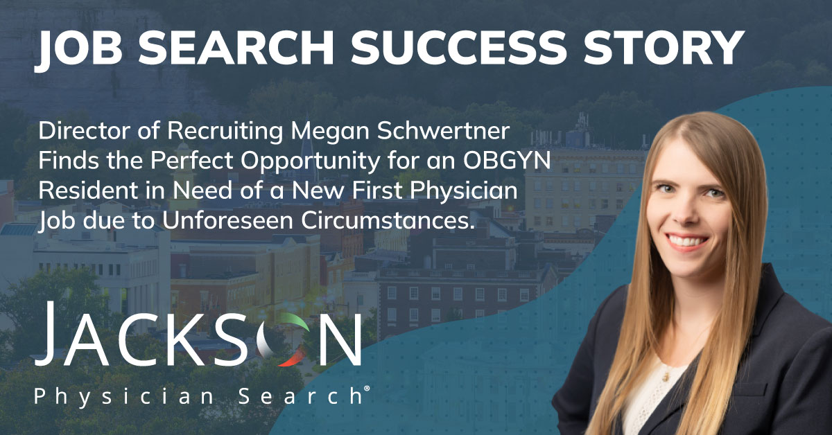 Sometimes, despite being proactive in a job search, things still don’t unfold as expected. Explore how Director of Recruiting Megan Schwertner helped an OBGYN resident quickly find a new opportunity when her original plan went awry. #physicianjobs jacksonphysiciansearch.com/job-search-suc…