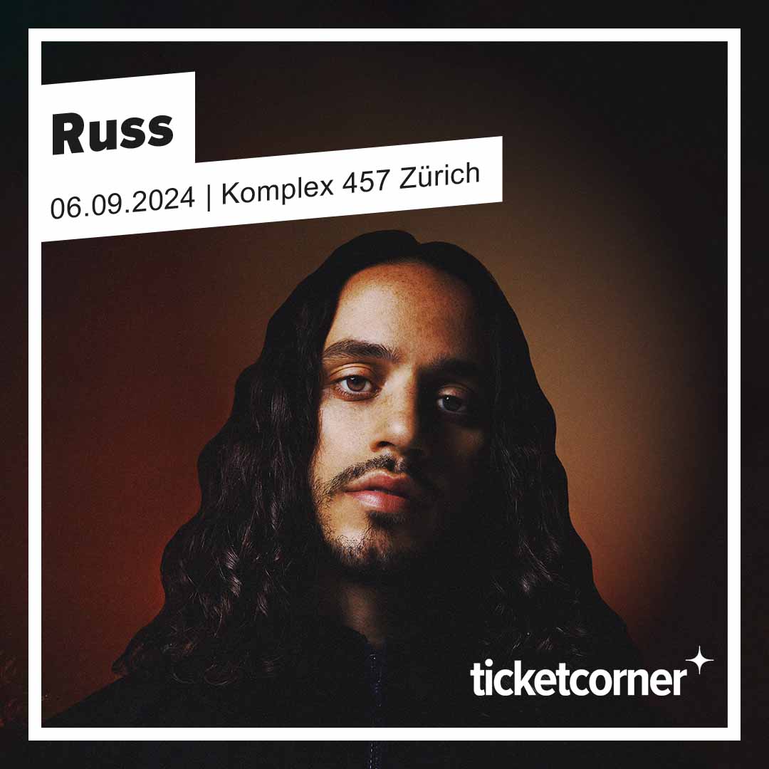 Russ-Fans aufgepasst ❗ Im September kommt der US-amerikanische Rapper, Singer-Songwriter und Musikproduzent mit seiner Tour «It Was You All Along» in die Schweiz. 🔥 🎟️ Öffentlicher Vorverkaufsstart: 3. Mai, 10 Uhr 🔔 Ticketalarm: brnw.ch/russ20240501