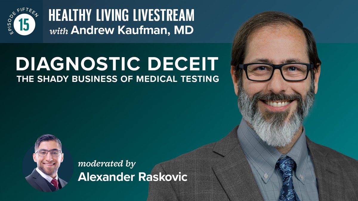 Today at 12pm ET, I’m going live on Rumble, Instagram, Facebook, and Youtube to lift the veil on the fraudulent nature of diagnostic testing. rumble.com/v4sifx6-health… Hope to see you there!