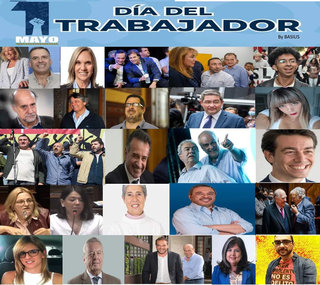 Feliz día de los sindicalistas y los políticos que se rascan bien el higo mientras los esclavos siguen reproduciendo discursos putrefactos !!!