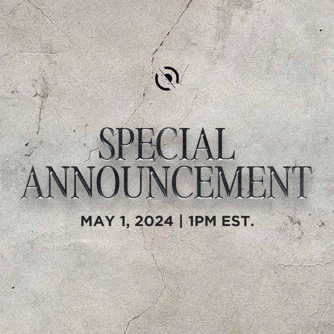 NEW MONTH CALLS FOR A SPECIAL ANNOUNCEMENT  

DONT MISS IT | 1PM EST

#JTPCORE