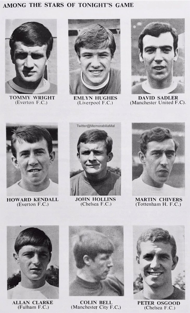 56yrs ago today… England U23 vs Hungary U23 Goodison Park #EFC OTD 1/5/68 4-0 to England with goals from Martin Chivers, @RodneyMarsh10, Joe Royle & Colin Bell (Att.17,935) #ENG