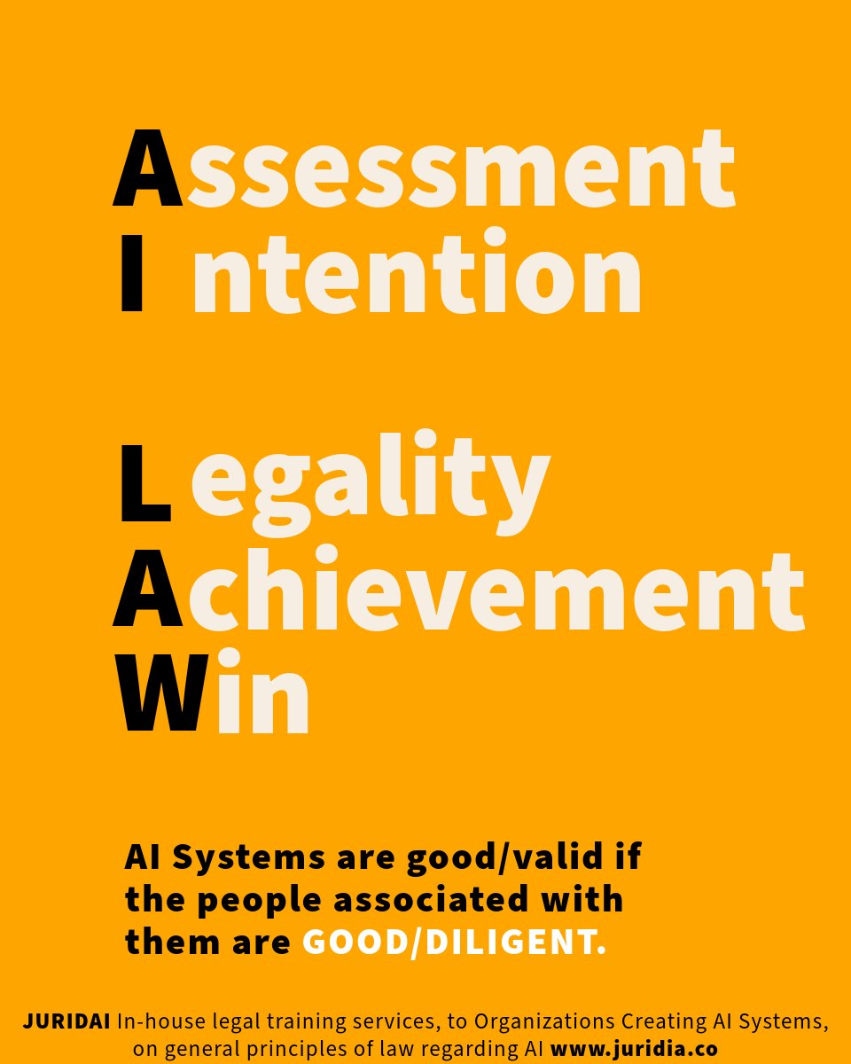 How Good/Valid/Diligent AI Systems Exist? – JURIDAI juridia.co/how-good-valid…
#ai #law #airegulation #aicompliance #trustworthyai #responsibleai #ailiteracy #ailaw #safe #secureai #ailegislation #airegulation #aiorganizations #aicompanies #aibusiness #aientrepreneurship #aistartups