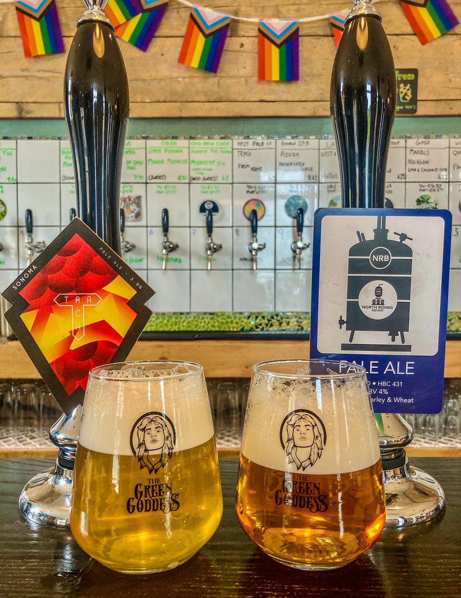 We often mention what cask beers are on as they sometimes get overlooked by those ordering and right now we’ve two fab-u-lous ones to choose from! @northridingbrew @trackbrewco And on next once these are finished, two never seen before cask beers. Ohh we do spoil you! #cask