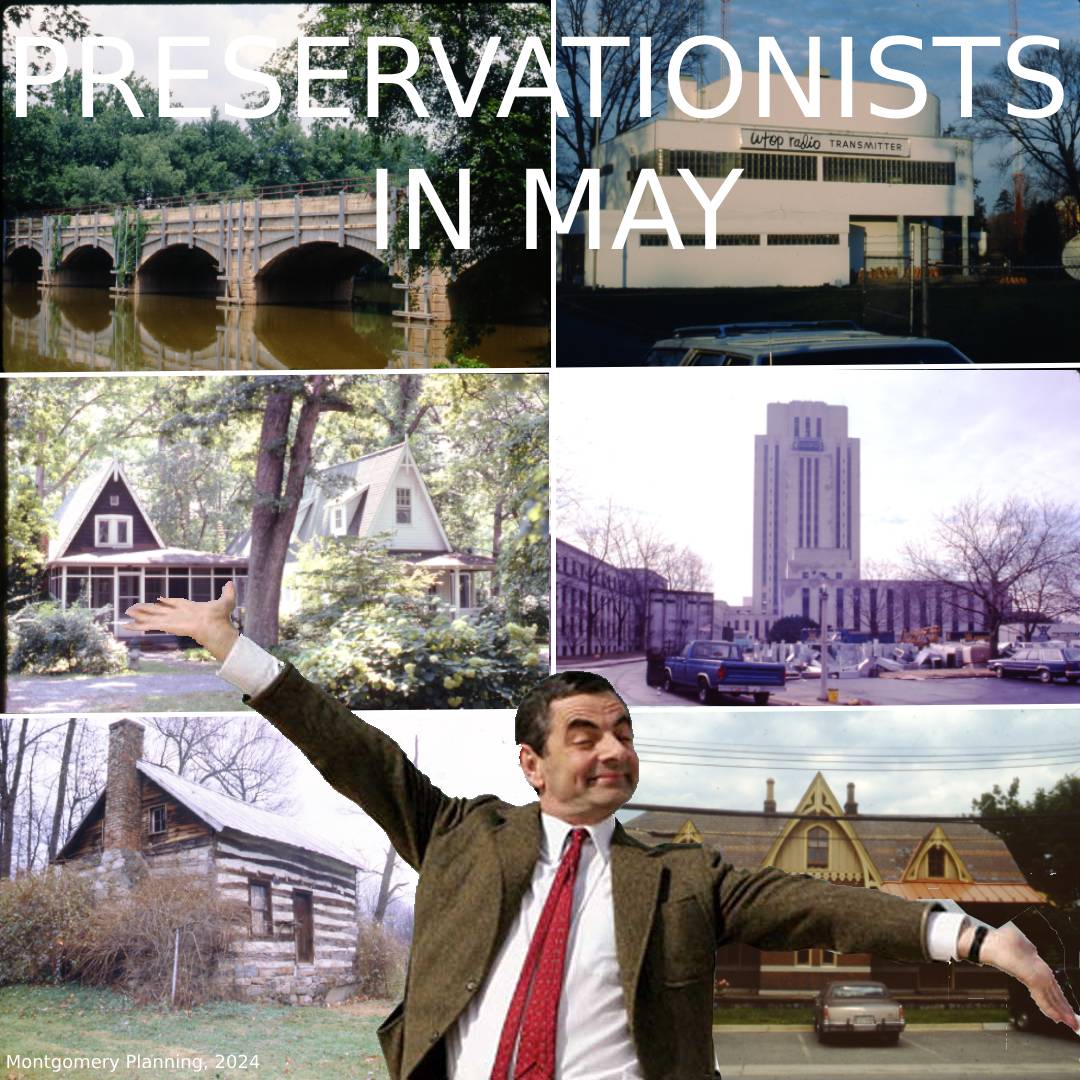 Every day is HP day in our office, but in May we get a month! We are excited to share some photos, stories and organizations that move preservation and public history forward #preservationmonth #moco