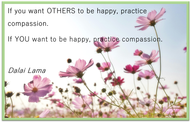 If you want others to be happy, practice compassion. If you want to be happy....practice compassion! Thanks Dalai Lama for that reminder to be as kind to ourselves as we are to others! #bekind #selfcare #mondaymotivation #compassion