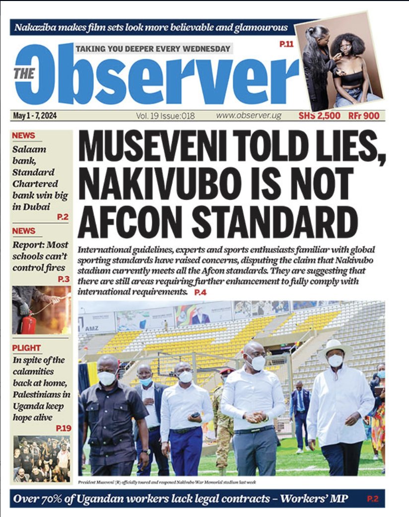 I like the doublespeak in this headline: Either, Museveni himself spoke lies, that is, told the country lies. Or whatever he was told were lies. Either way, this is how we have known our man.