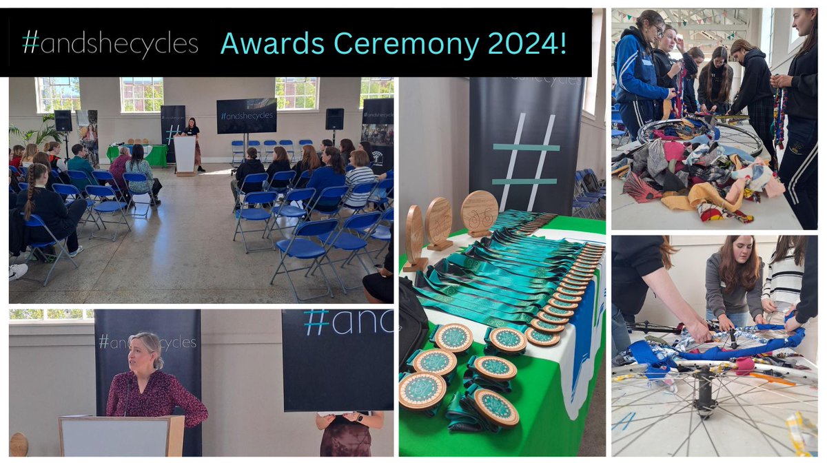 What a great day recognising our fabulous #AndSheCycles Ambassadors at @RichBarracks today! 🚴‍♀️ 🎖️ 

#GreenSchools #GreenSchoolsTravel #AndSheCycles #Awards #ActiveTravel