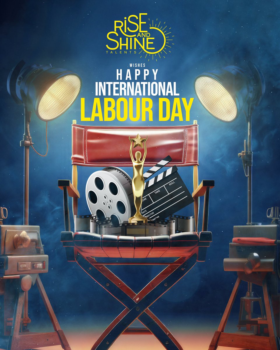 Saluting the hard work and dedication of all the amazing talents💫 Happy Labour Day from Rise and Shine Talents✨ #LabourDay #RiseAndShine