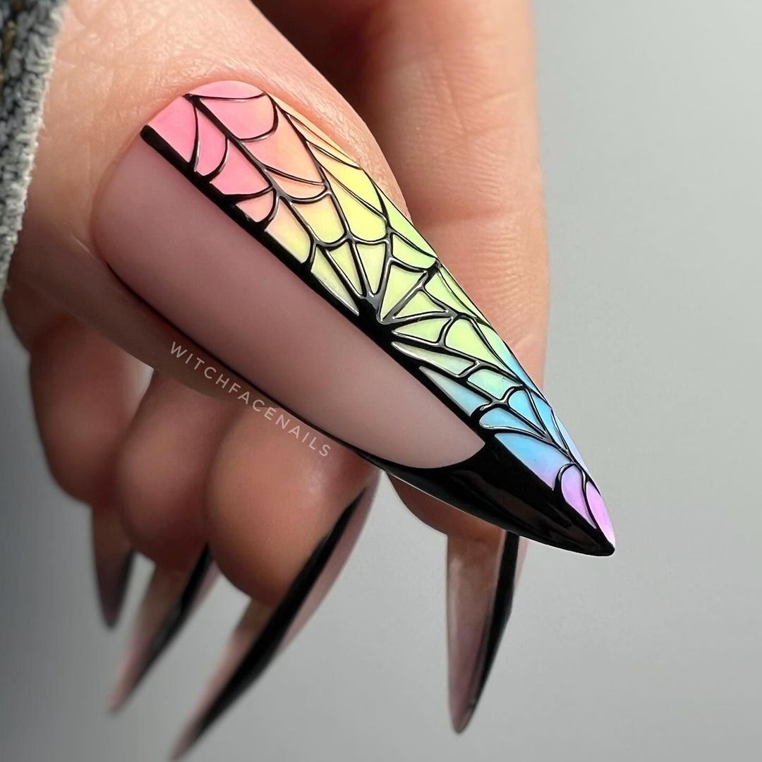 SpiralDirect's tweet photo. The perfect #Gothicnails do exist! 🖤🌈
📸 witchfacenails https://t.co/Pp1lYL3bo4