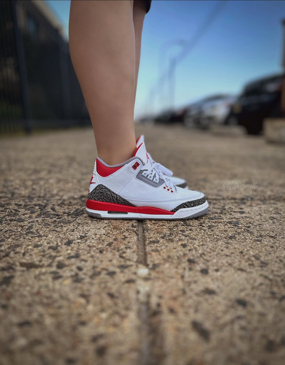 Fire Red 3 on the baby feet 
#kotd #snkrsliveheatingup #photooftheday #YourSneakersAreDope #PhotographyIsArt #nike #snkrs #sneakers #photography