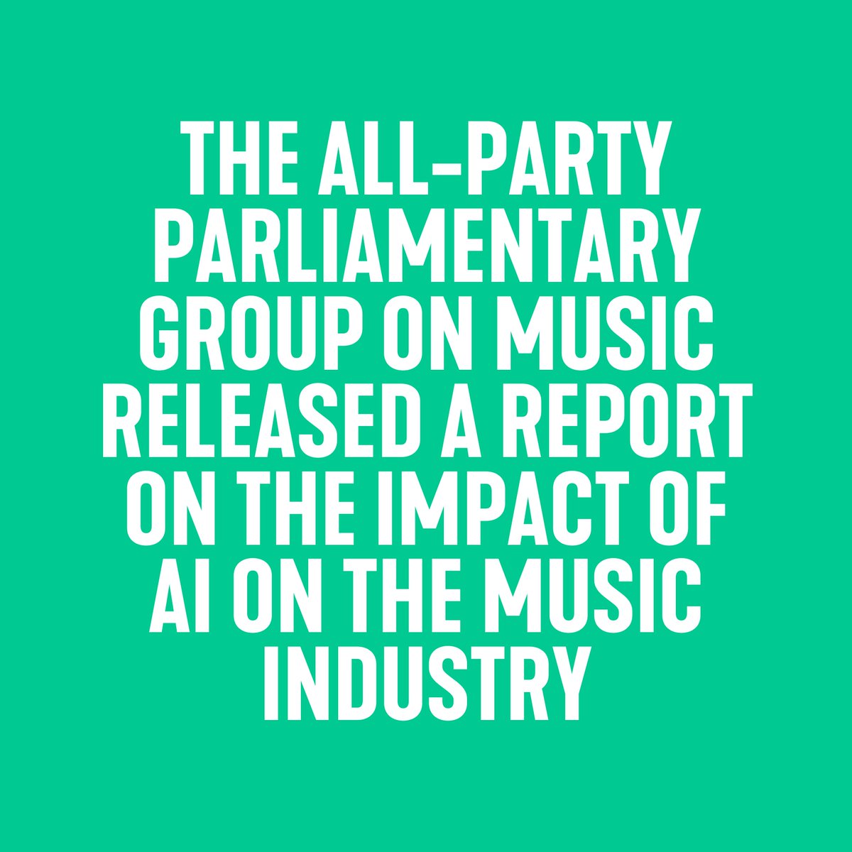 The government needs to act now! 📢 The rapid development of AI-generated music is concerning not only for songwriters and composers but also for consumers. 🎧 #AI #musicindustry #songwriters #musicians #music #technology #innovation #futureofmusic #copyright…