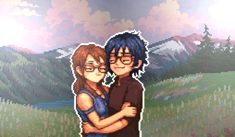 Ufff lo que e mejorado este mes no tiene nombre, esas noches de practicar y ver tanto pinterest si sirvieron #pixelart #Pixel  #ArtistOnTwitter (el fondo no es mio, lo saque de por ahí random, no me funen pls)