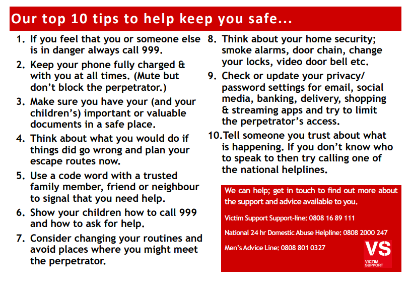 It's never too early to think about safety planning but sadly it can be too late so here's a few simple things we can all do to help keep ourselves safe.
If you need to talk to someone then we are here 24/7 on 0808 16 89 111.
#toptiptuesday #safetyplanning #domesticabusesupport