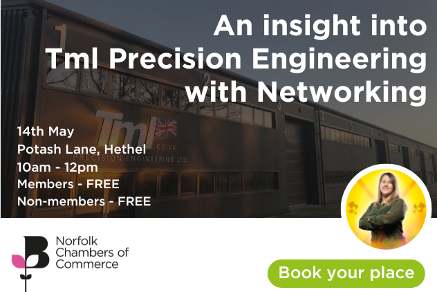 Tml Precision Engineering Ltd. are opening their doors to local businesses in the community! There's only TWO weeks left to book your tickets! Don't miss out, more info & tickets here: ow.ly/9SMF50Rtym5