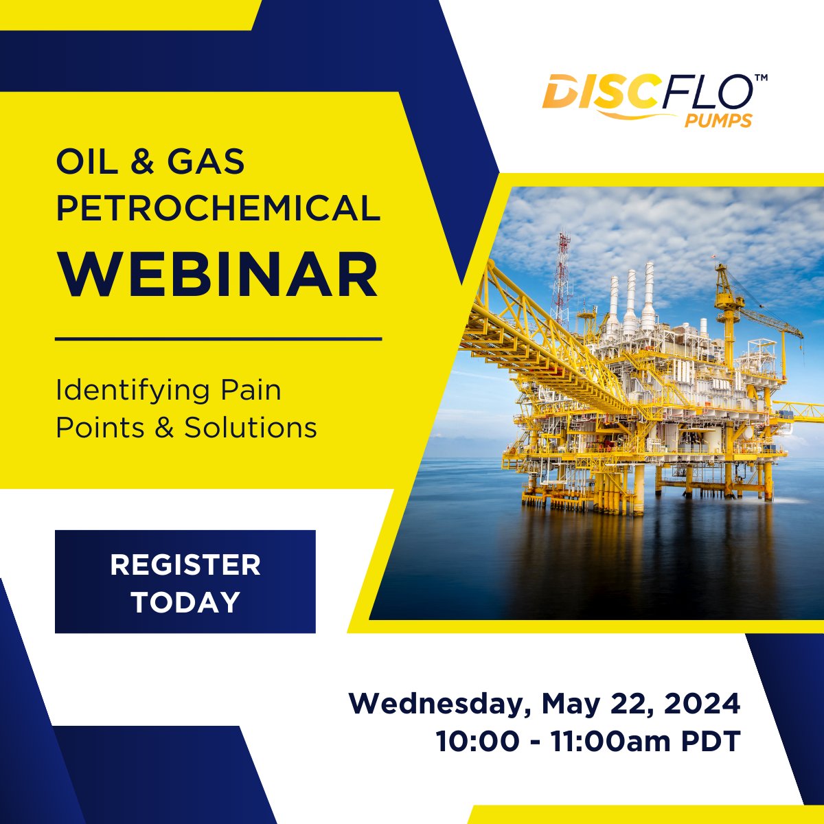 Big News Alert! Dive into the world of oil, gas & #petrochemicals! Join our upcoming #webinar as industry experts discuss industry pain points & solutions. Discover crucial factors for selecting industrial pumps in #OilandGas operations. Register here: bit.ly/49W3CKv