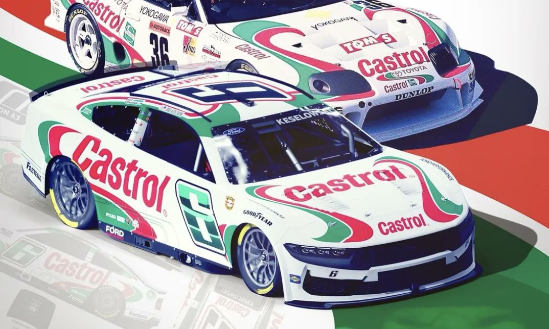 Check out this NASCAR tribute to the legendary JGTC TOM's Castrol Toyota Supra. Yes, we know, it's an odd crossover, but we're all for it. Read more: carthrottle.com/news/check-out…