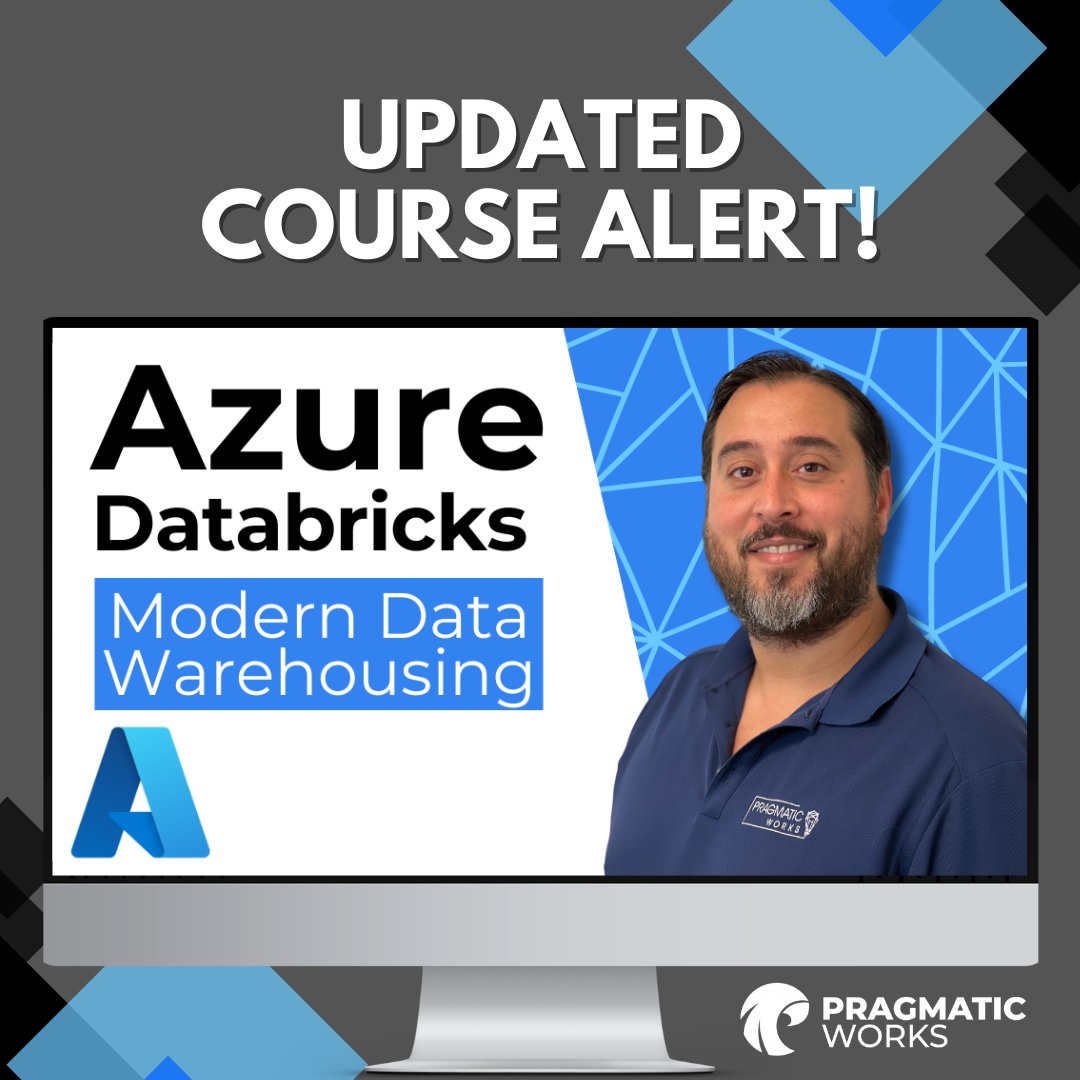 We’ve added one new course, and we updated one course to our On-Demand Learning library. If you don’t have an account with us, create a free account and get preview access to our 150+ courses. #PragmaticWorks #MicrosoftPartner #Azure
Create a free account: prag.works/on-demand-lear…