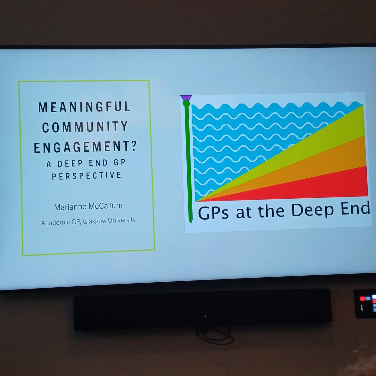 Thoroughly enjoyed hearing Marianne McCallum talking about the deep end GP practices and the invaluable work of the community link workers. We need more in permanent posts. @deependgp #ALLIANCEConf24