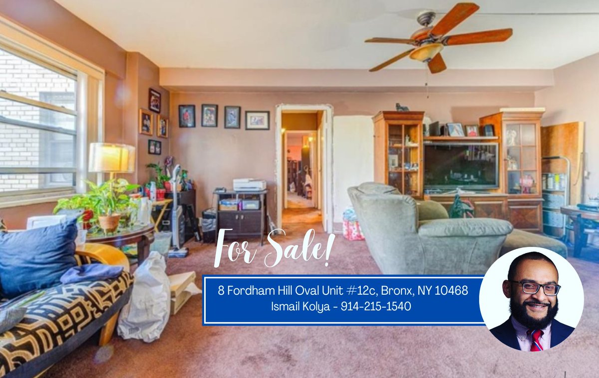 TODAY'S FEATURED LISTING :

8 Fordham Hill Unit #12c, Bronx, NY

See full details here:
app.highnote.io/c/p/8f9e90ac/8…

#Ishyourrealtor
#WhoYouWorkWithMatters
#3xICONAgent