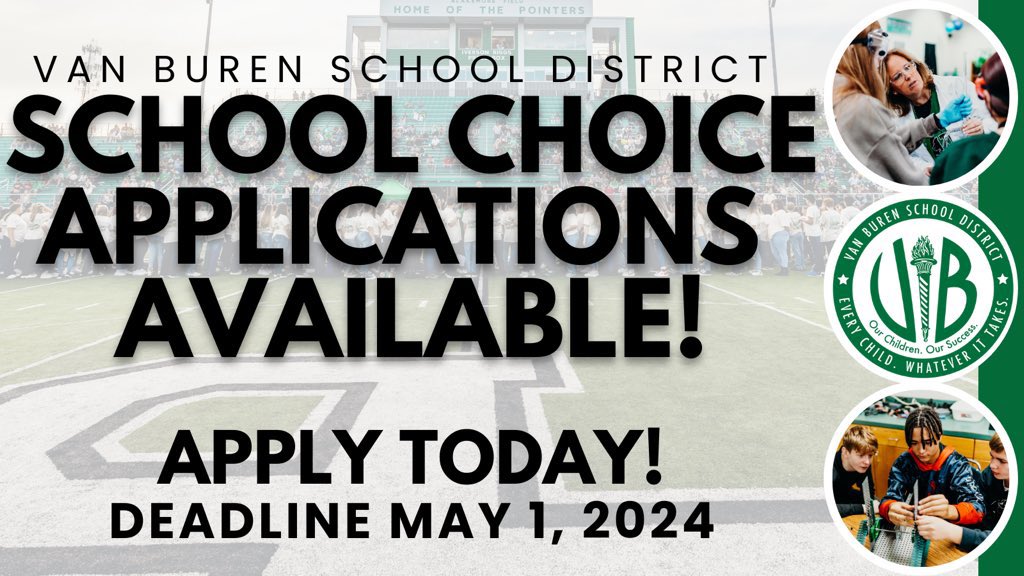 Don't miss your chance to become a Pointer! The School Choice Application deadline is TODAY, May 1. Learn more: vbsd.us/parents/prospe… #PointerPride