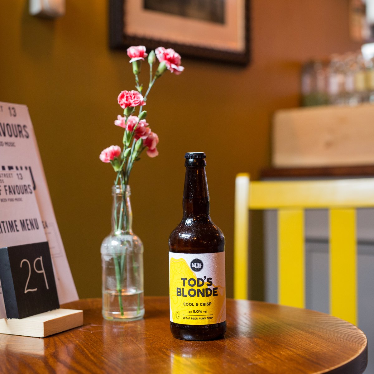 Bypass the lager and follow your nose to the malty aroma of Tod’s Blonde. Sip by sip, the flavours become more complex, building to a rush of bitterness that’ll have you returning in no time. littlevalleybrewery.co.uk/shop/tods-blon…