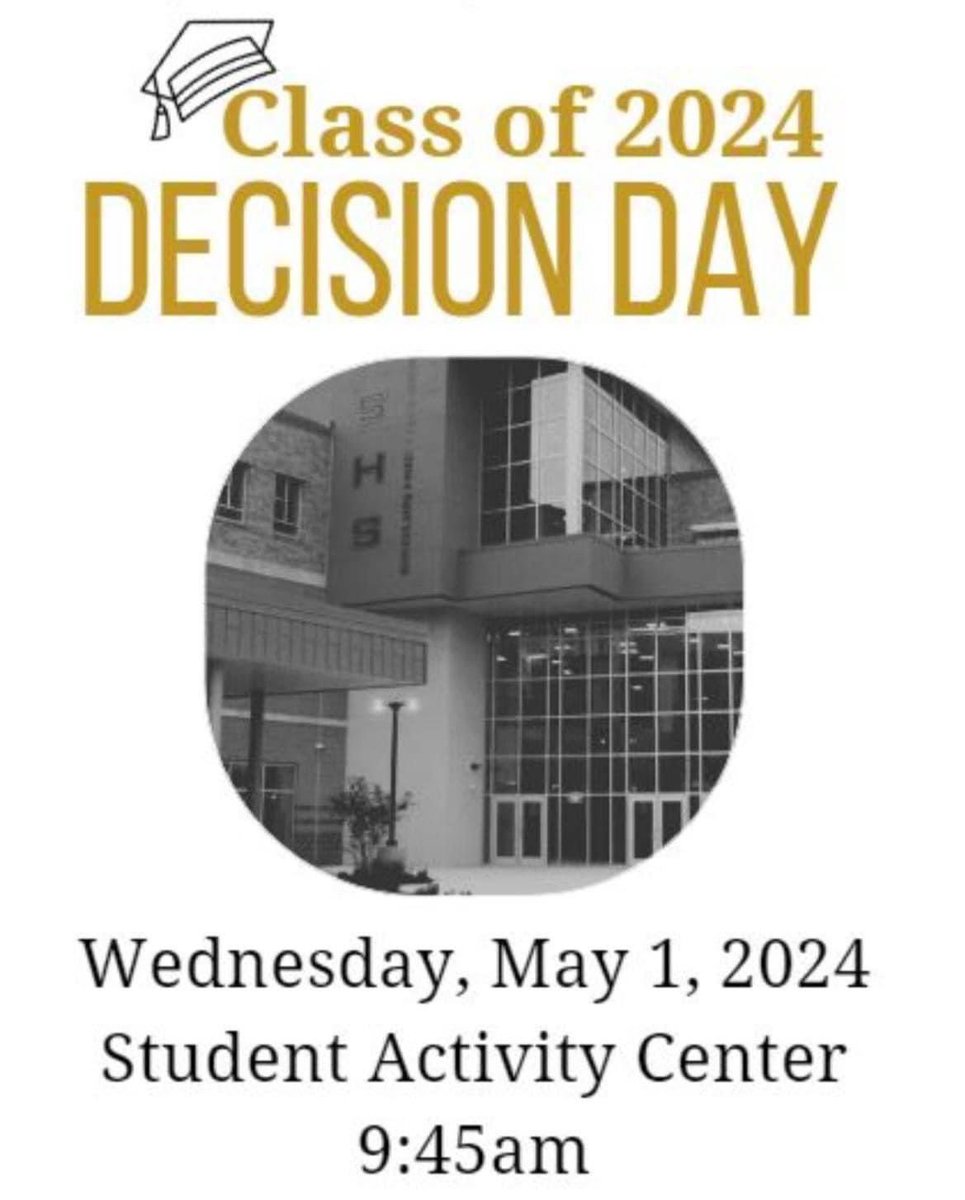Decision Day 2024 is here! Can’t wait to see you all and live link is posted here to watch online.  #DecisionDay2024 #MatadorProud #NextSteps

youtube.com/watch?v=gACYeP… (youtube.com/watch?v=gACYeP…)