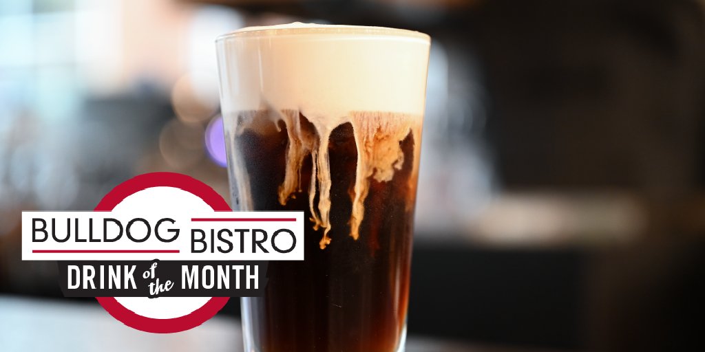 Welcome summer early at Bulldog Bistro with our Drink of the Month: Vanilla Cream Cold Brew! Dive into the boldness of cold brew coffee perfectly paired with rich vanilla and sweet, creamy goodness. 🤎🌞 #SummerSips #BulldogBistro #GACenter #DOTM