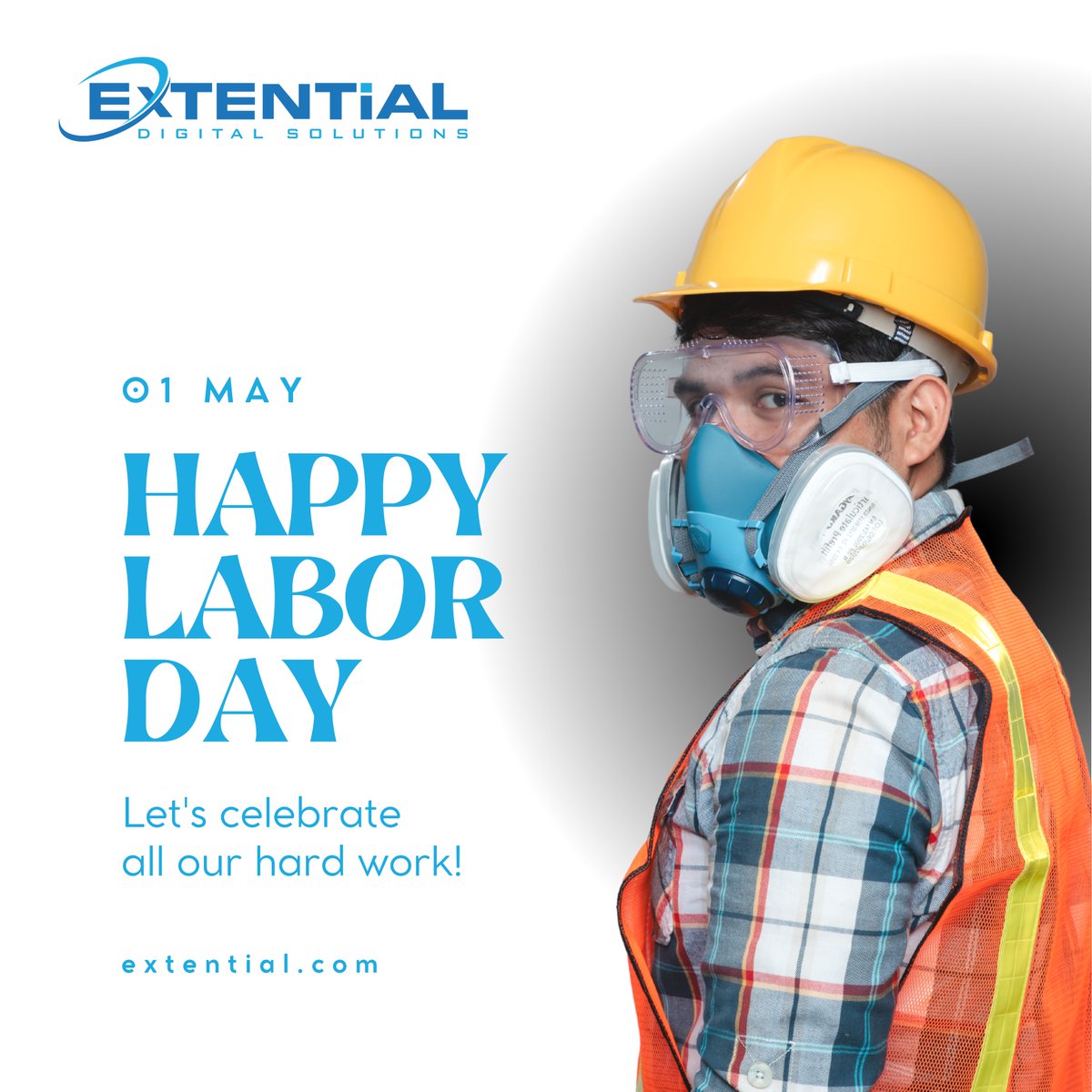 ExtentialTech's tweet image. Happy Worker&apos;s Day!