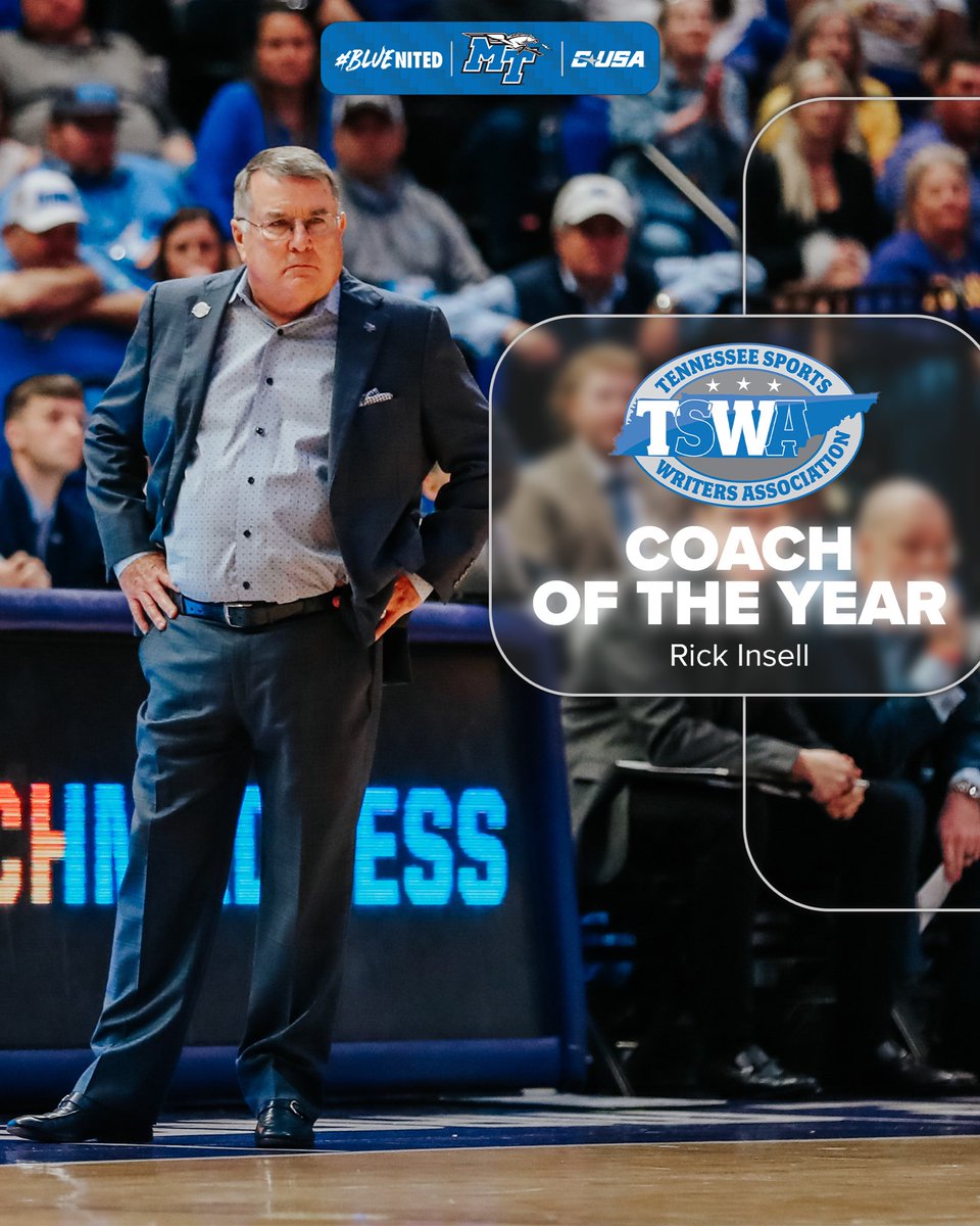 𝗧𝗲𝗻𝗻𝗲𝘀𝘀𝗲𝗲 𝗦𝗽𝗼𝗿𝘁𝘀 𝗪𝗿𝗶𝘁𝗲𝗿𝘀 𝗔𝘀𝘀𝗼𝗰𝗶𝗮𝘁𝗶𝗼𝗻 - Pat Summitt Coach of the Year #BLUEnited | #TrueBlue