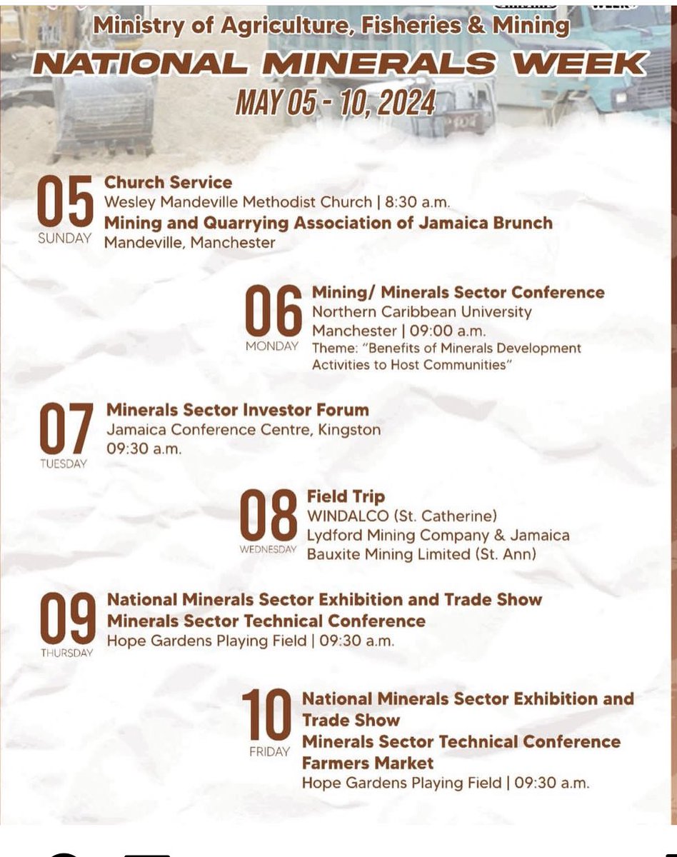 Next week we bring back Mineral Week! Lots to talk about including this exciting deal jamaicaobserver.com/2024/05/01/geo…