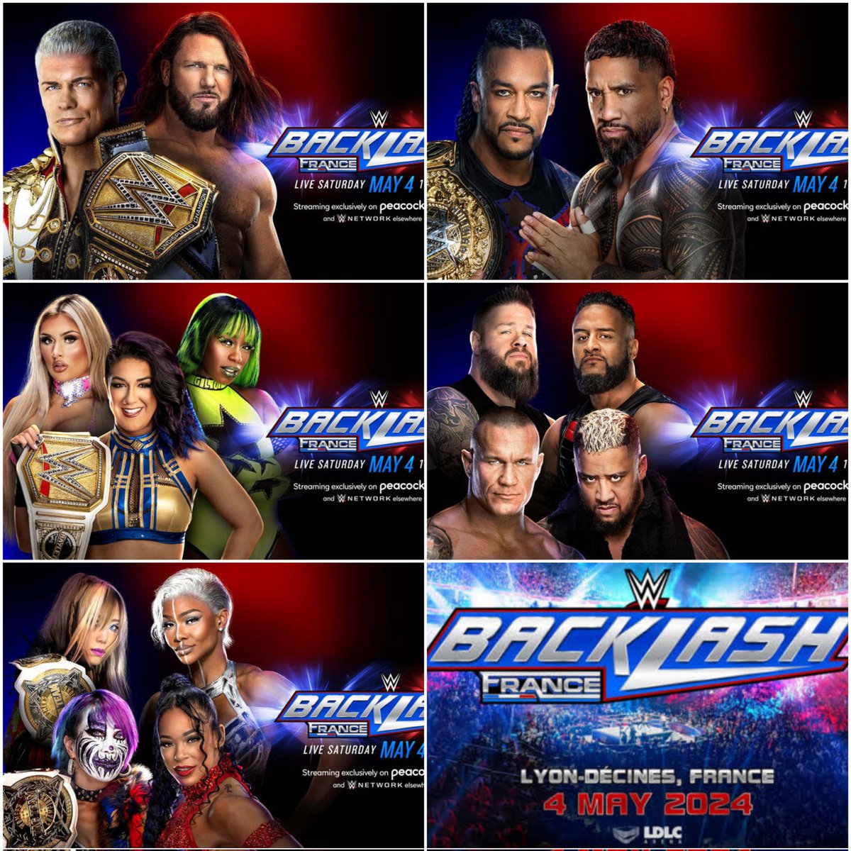 WWE Backlash 2024 Card so far.

Drop your predictions  ⬇️