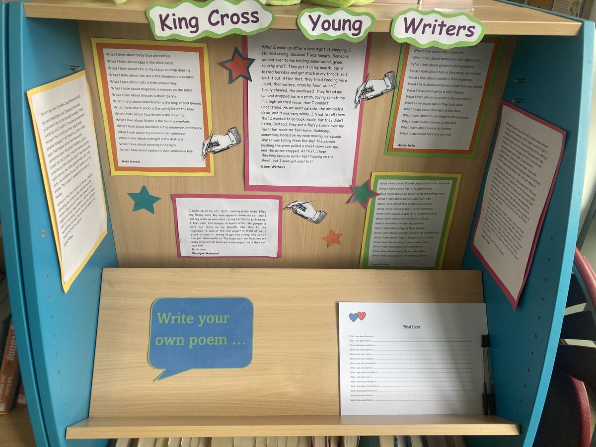 #KingCross Library's Kid's Creative Writing Club keeps going from strength to strength - writing prompts are a great way to start someone off on their own creative pathway as you can see...why not try it at home? (You don't even have to be young to use them)✍️