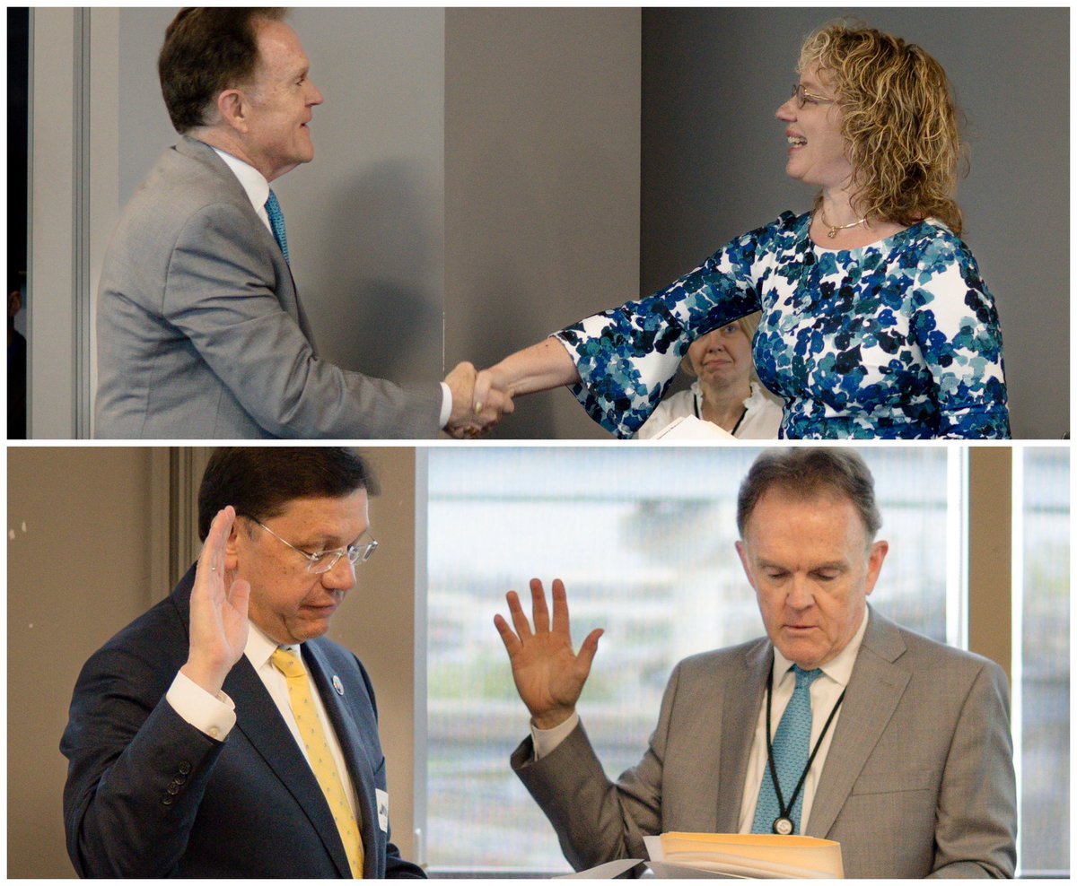 Kristen Record & Dr. Juan C. Salazar were sworn in today as the newest members of CT’s State Board of Education.   Learn more about Ms. Record and Dr. Salazar, and the SBE’s returning members & non-voting student members, here: t.ly/mr_LU