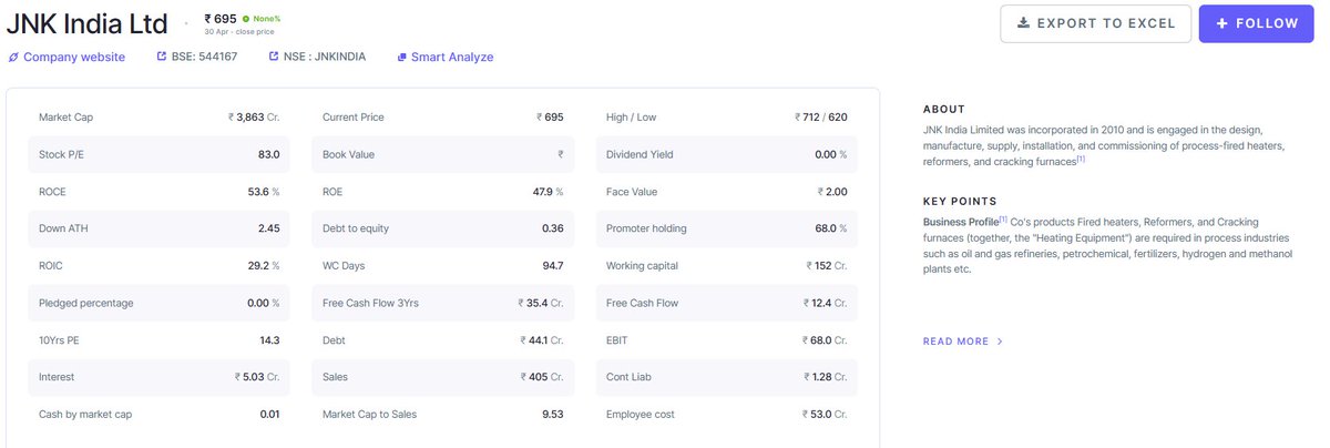 This looks like a good business #JNKINDIA 

JNK Global (earlier JNK heaters, South Korea) operates hydrogen charging station and hydrogen extractor in South Korea which holds 18%+ stake in JNK India as promoter after IPO.

JNK India is in the heating equipment business through…