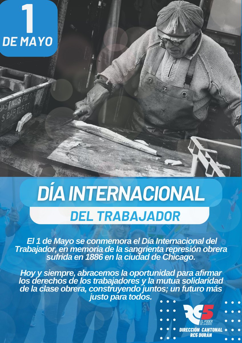 🗓️ Conmemoramos el Día Internacional del Trabajador 

#ElPoderDeLaGente #ElPoderDeLosDurandeños