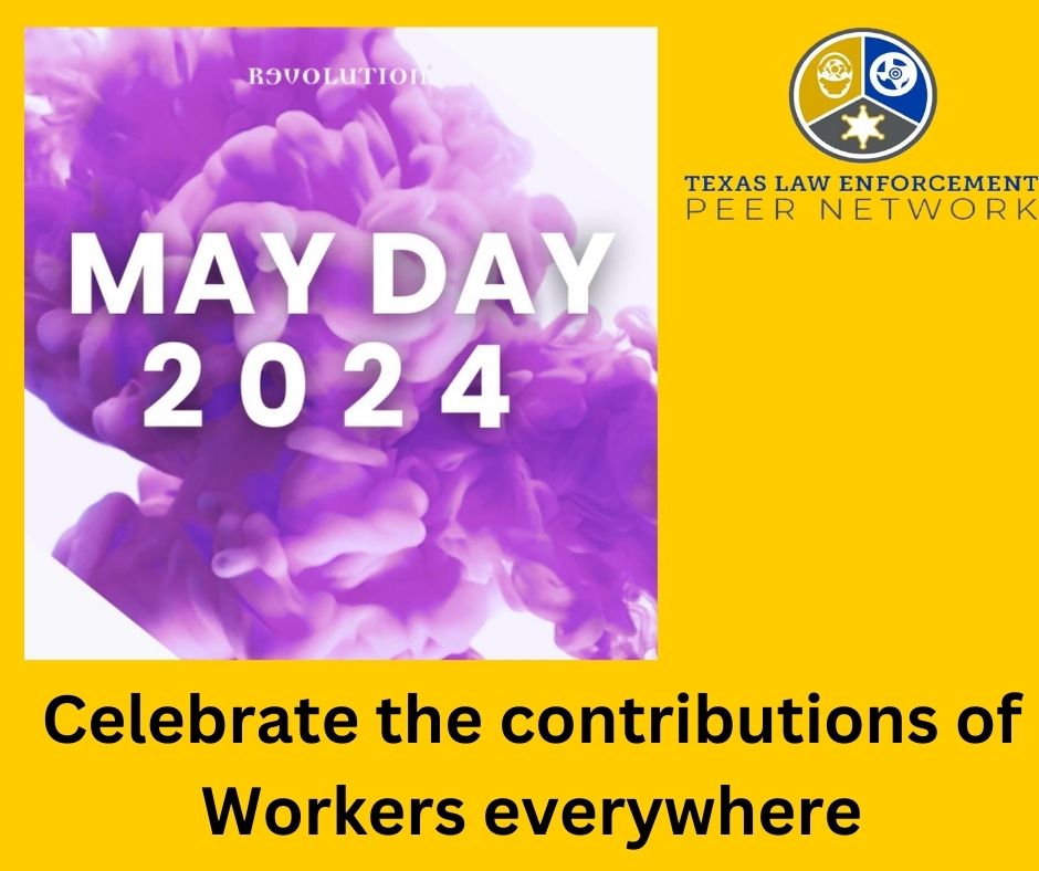 This May Day, let's honor the hard work and dedication of our law enforcement officers. Together, we can make a difference and support those who serve and protect.
 #MayDay #SupportLawEnforcement #TLEPN #CopsHelpingCops